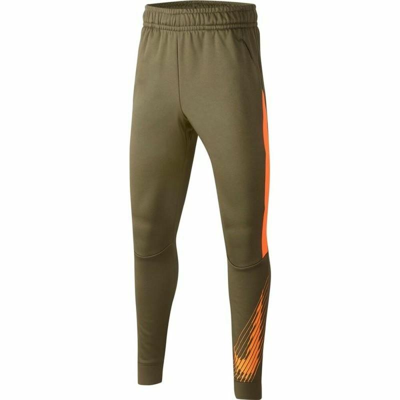 Pantalón de Chándal para Niños Nike Dri-FIT Therma Oliva Niños