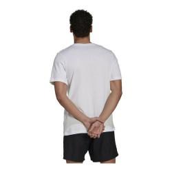 Camiseta de Manga Corta Hombre Adidas Essentials Gradient Blanco