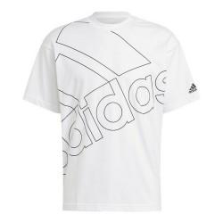 Camiseta de Manga Corta Hombre Adidas Giant Logo Blanco