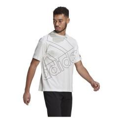 Camiseta de Manga Corta Hombre Adidas Giant Logo Blanco