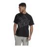 Camiseta de Manga Corta Hombre Adidas Giant Logo Negro