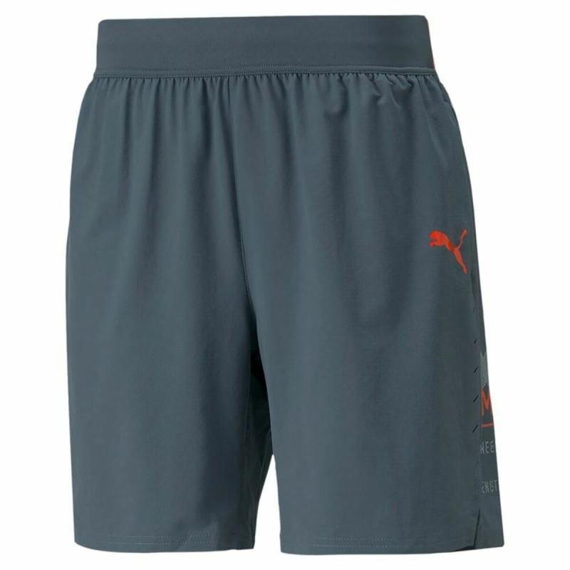 Pantalones Cortos Deportivos para Hombre Puma Power Colorblock 11" TR M Gris oscuro