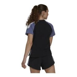 Camiseta de Manga Corta Mujer Adidas Sportswear Colorblock Negro