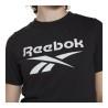 Camiseta de Manga Corta Mujer Reebok Cropped Identity Negro