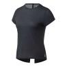 Camiseta de Manga Corta Mujer Reebok Workout Ready Activchill Negro