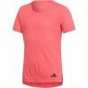 Camiseta de Manga Corta Infantil Adidas G CHILL TEE  Rosa Poliéster