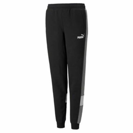 Pantalón de Chándal para Niños Puma Essentials+ Colorblock K Negro