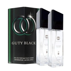 PERFUME DE EQUIVALENCIA PARA HOMBRE GUTY BLACK 2X50 ML