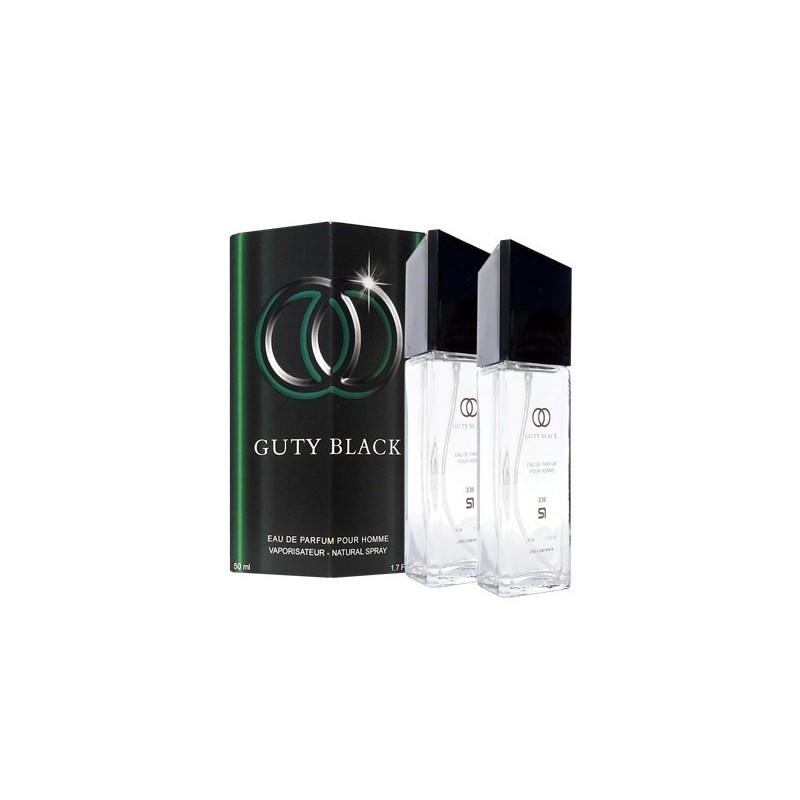 PERFUME DE EQUIVALENCIA PARA HOMBRE GUTY BLACK 2X50 ML