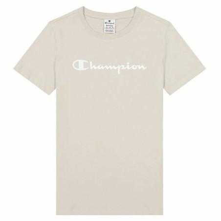 Camiseta de Manga Corta Mujer Champion Big Script Logo Blanco