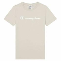 Camiseta de Manga Corta Mujer Champion Big Script Logo Blanco