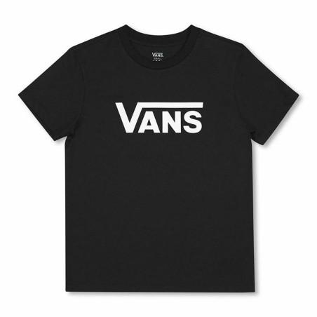 Camiseta de Manga Corta Mujer Vans Drop V SS Crew-B Negro