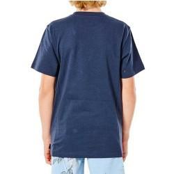 Camiseta de Manga Corta Infantil Rip Curl Filler Tee B Azul