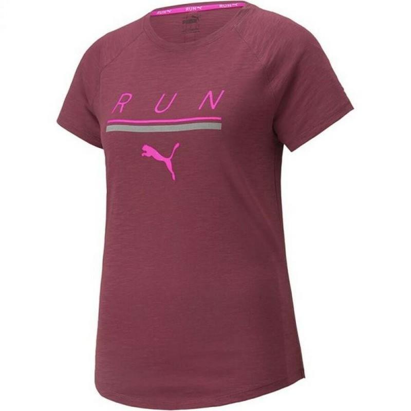 Camiseta de Manga Corta Mujer Puma Run 5K Logo