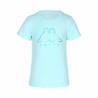 Camiseta de Manga Corta Infantil Kappa Quissy Blue Aguamarina