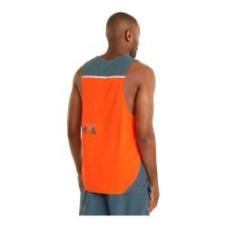 Camiseta de Manga Corta Hombre Puma Train Everfresh Tank Naranja