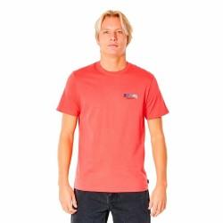 Camiseta de Manga Corta Hombre Rip Curl Revival Inverted  M Salmón