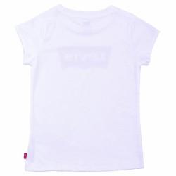 Camiseta de Manga Corta Infantil Levi's Batwing B Blanco