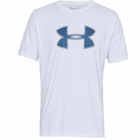 Camiseta de Manga Corta Hombre Under Armour Fleece Big Logo Blanco