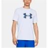 Camiseta de Manga Corta Hombre Under Armour Fleece Big Logo Blanco