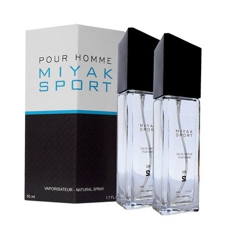 PERFUME DE EQUIVALENCIA PARA HOMBRE MIYAK SPORT 2X50 ML