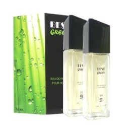 PERFUME DE EQUIVALENCIA PARA HOMBRE BEST GREEN 2X50 ML