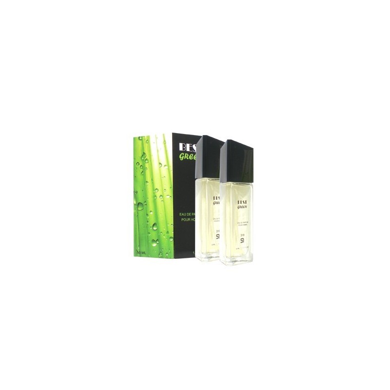 PERFUME DE EQUIVALENCIA PARA HOMBRE BEST GREEN 2X50 ML