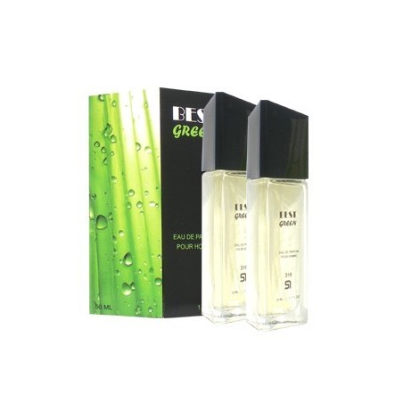 PERFUME DE EQUIVALENCIA PARA HOMBRE BEST GREEN 2X50 ML