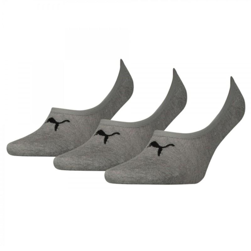 Calcetines Tobilleros Deportivos Puma FOOTIE (3 Pares) Gris