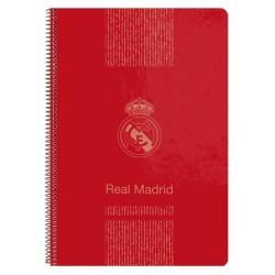 Libreta de Anillas Real Madrid C.F. 511957066 Rojo A4