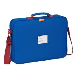 Cartera Escolar F.C. Barcelona Granate Azul marino (38 x 28 x 6 cm)