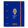 Carpeta de anillas Valencia Basket M666 Azul Naranja (27 x 32 x 3.5 cm)