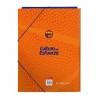 Carpeta Valencia Basket M068 Azul Naranja A4