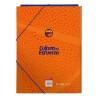 Carpeta Valencia Basket M068 Azul Naranja A4