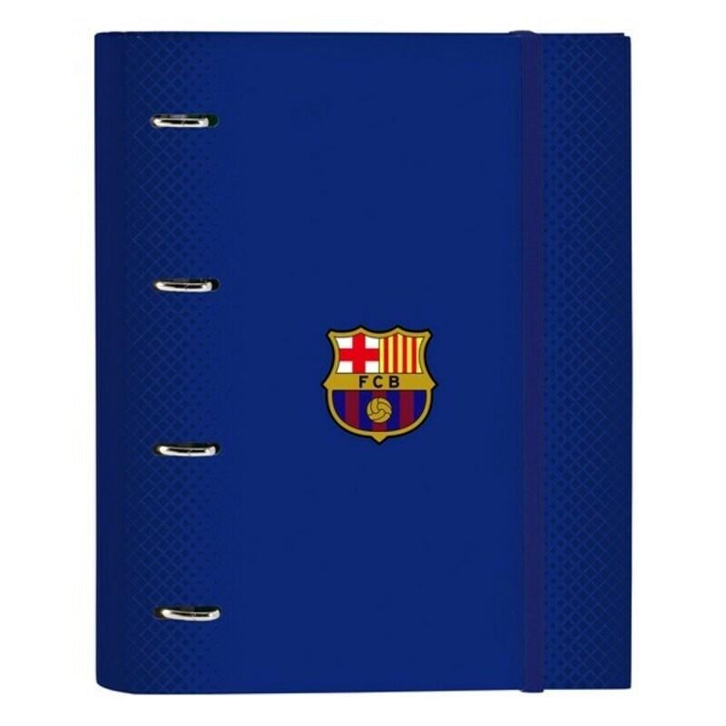 Carpeta de anillas F.C. Barcelona 512029666 Granate Azul marino (27 x 32 x 3.5 cm)