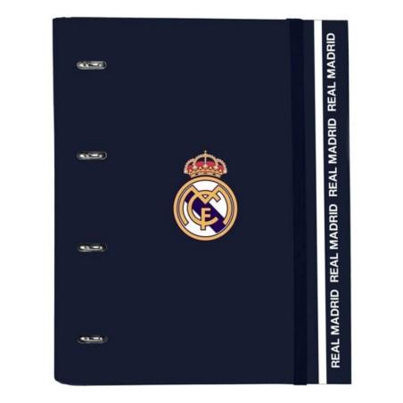 Carpeta de anillas Real Madrid C.F. 512034666 Azul marino (27 x 32 x 3.5 cm)