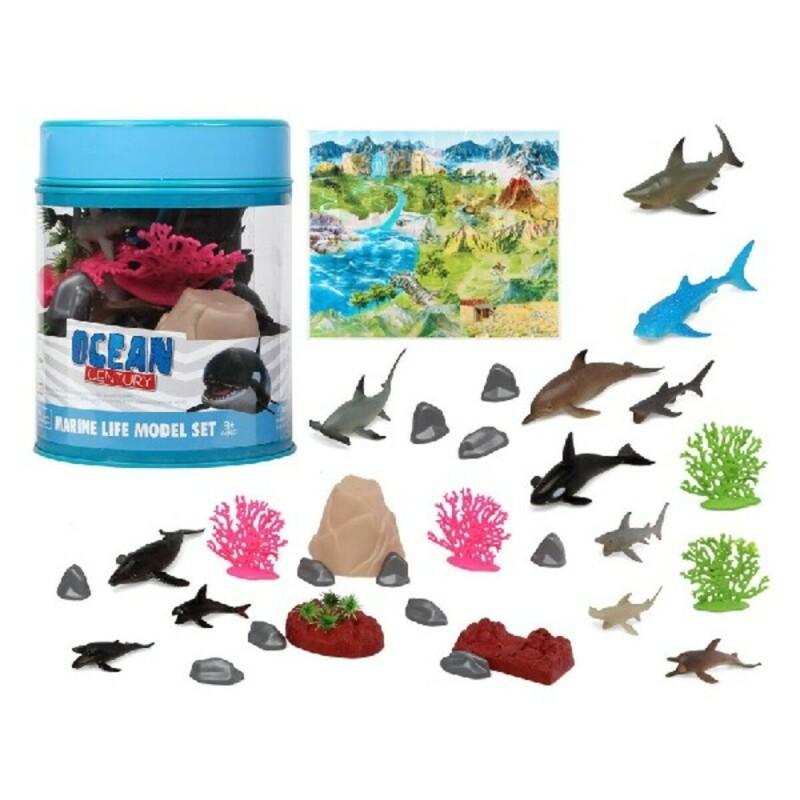 Set de Figuras de Animales Ocean (23 x 20 cm) 23 x 20 cm (30 unidades) (3 pcs)