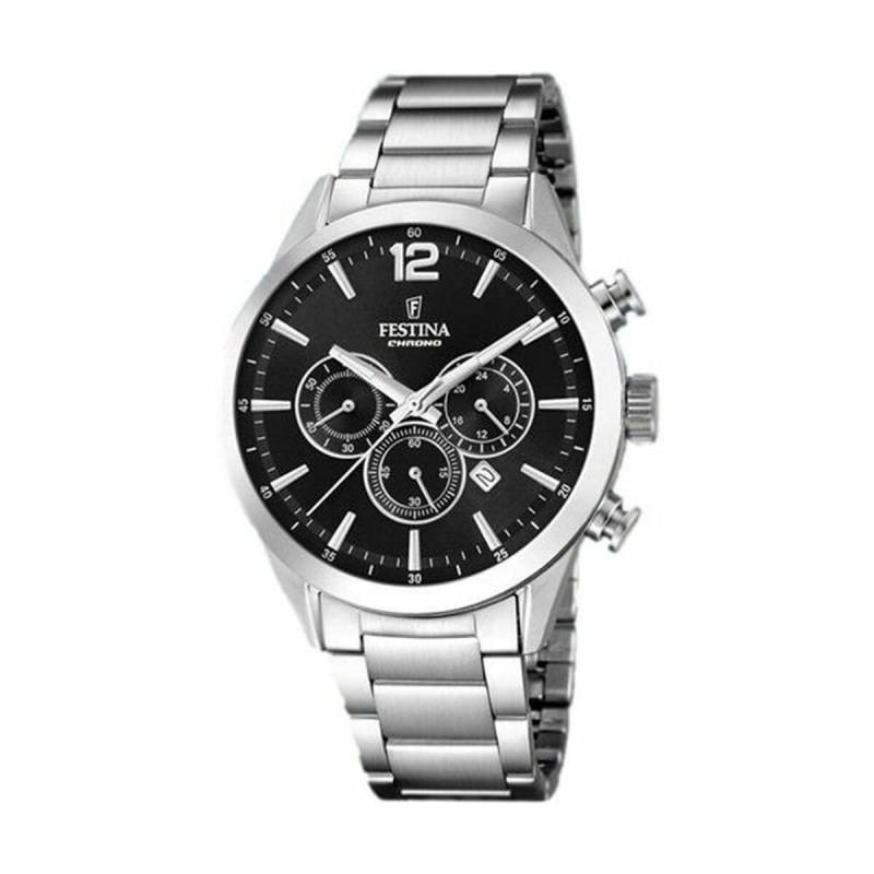 Reloj Hombre Festina F20343/8 Negro Plateado