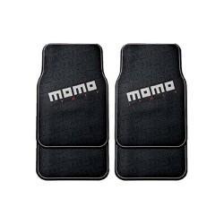 Set de Alfombrillas para Coche Momo 009 Universal Negro/Rojo (4 pcs)