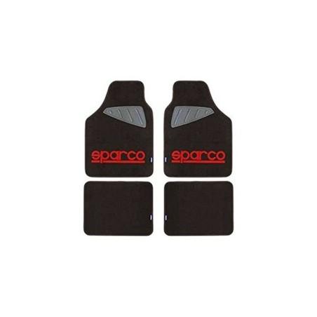 Set de Alfombrillas para Coche Sparco SPC1903 Universal Negro/Rojo (4 pcs)