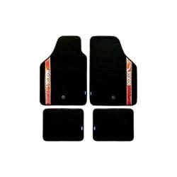 Set de Alfombrillas para Coche Sparco Strada 2012 B Universal Negro/Rojo (4 pcs)