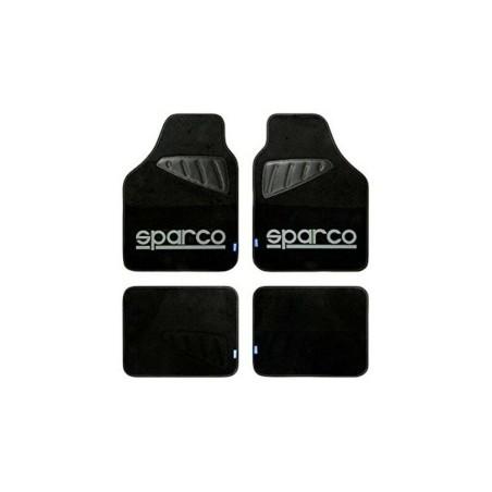 Set de Alfombrillas para Coche Sparco Universal Negro/Gris (4 pcs)