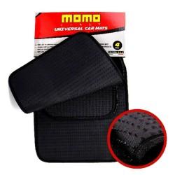 Set de Alfombrillas para Coche Momo 015 Blanco/Negro 4 uds