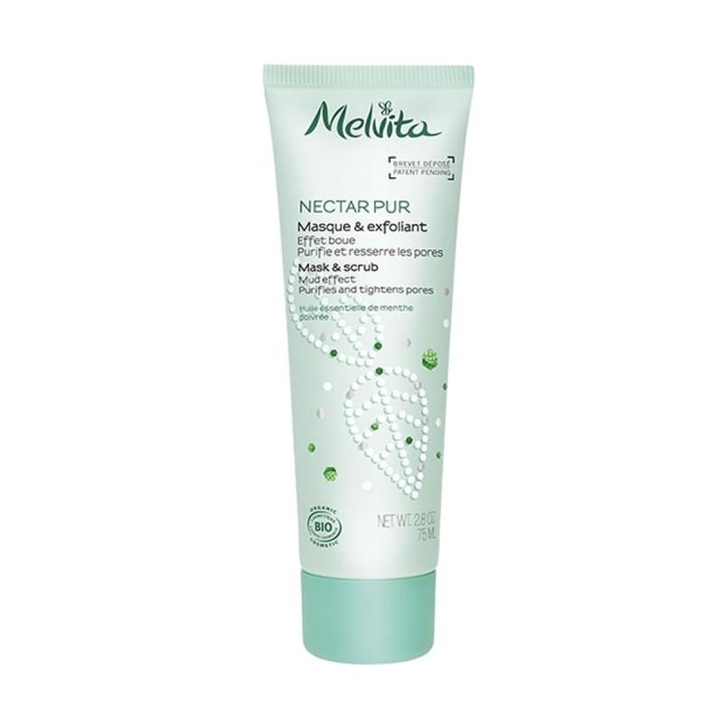 Mascarilla Exfoliante 2 en 1 Melvita Nectar Puro 75 ml