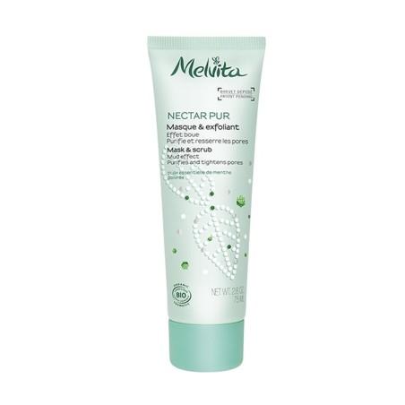 Mascarilla Exfoliante 2 en 1 Melvita Nectar Puro 75 ml