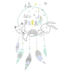 Funda Nórdica Cool Kids Let'S Dream Reversible (180 x 220 cm) (Cama de 105/110)