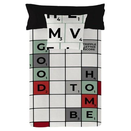 Funda Nórdica Naturals Scrabble Cama de 180/190 (260 x 220 cm)