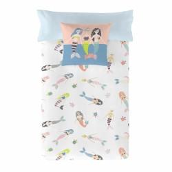 Funda Nórdica Naturals Mermaids Cama de 80/90 (150 x 220 cm)