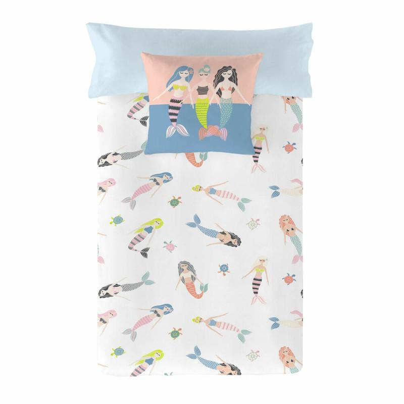 Funda Nórdica Naturals Mermaids Cama de 80/90 (150 x 220 cm)