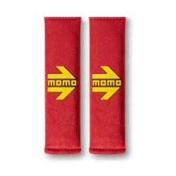 Almohadillas para Cinturón de Seguridad Momo MOMLSHP001R Rojo